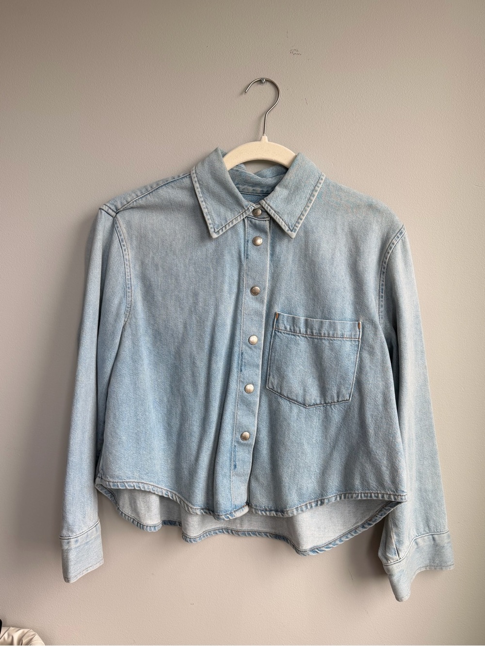 Agolde Light Blue Denim Shirt
